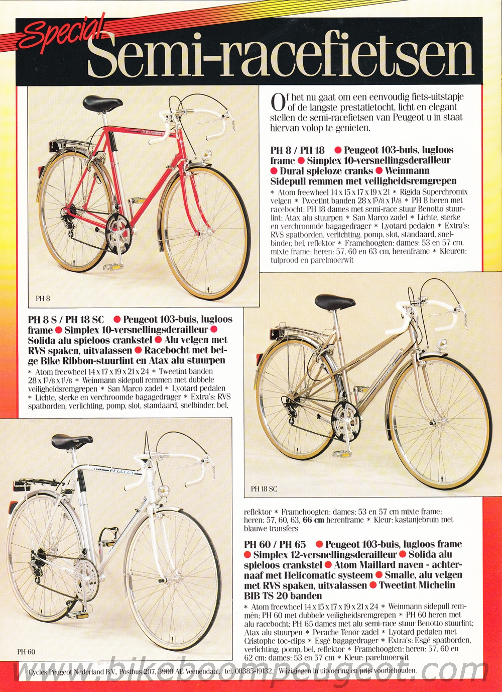 Peugeot 1985 Nederland Brochure